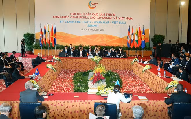 The 8th CLMV Cooperation Summit in Hanoi on October 26 (Photo: VNA)