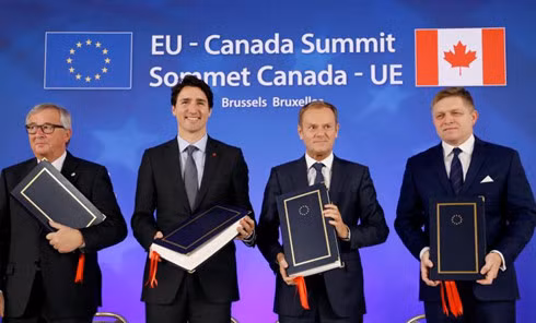 EU, Canada sign free trade deal but battle not over. (Photo: Reuters)