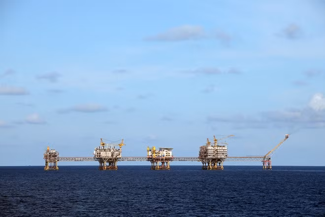 The Central Technology Platform No. 2 at Bach Ho Oilfield.