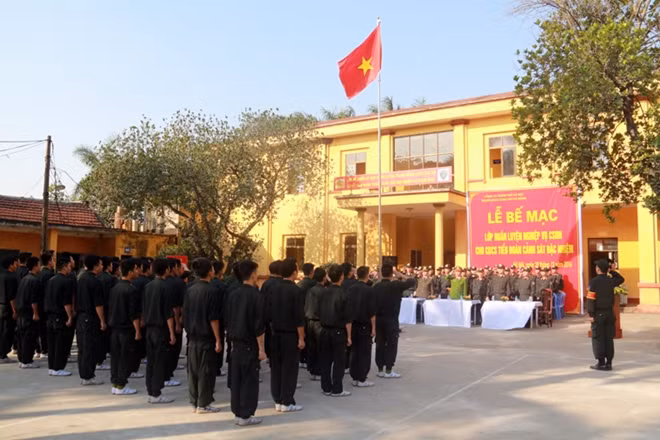 At the ceremony.