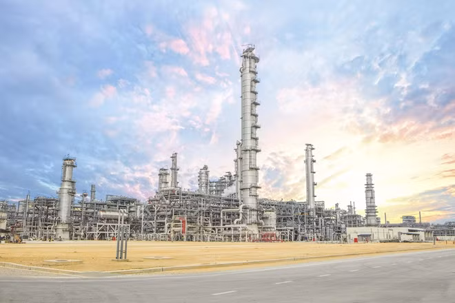 Nghi Son oil refinery and petrochemical complex.