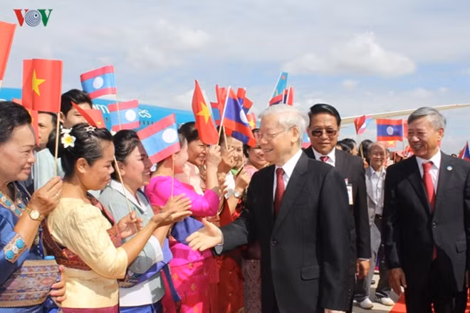 This is the first overseas visit of the Party leader after he was re-elected General Secretary for the 12th Communist Party tenure.