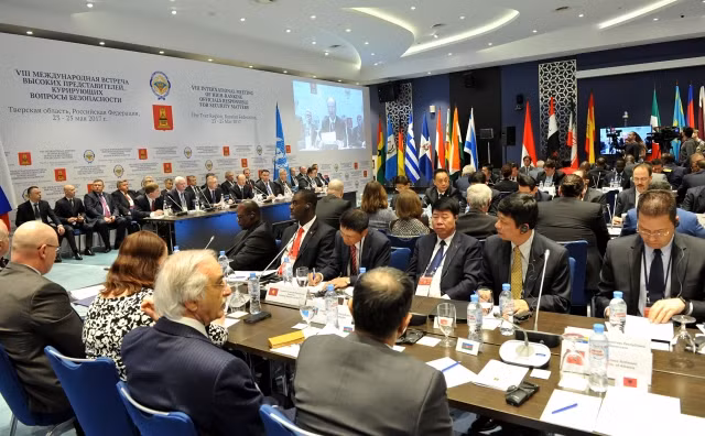 Present at this year's meeting were also high-ranking security officials from 95 countries around the world and representatives from the United Nations.