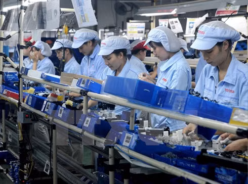 Workers in a Samsung's factory in Bac Ninh. Workers in a Samsung's factory in Bac Ninh.