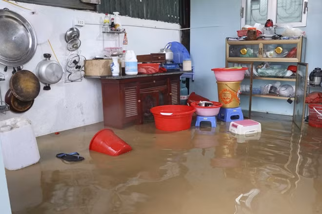 Schools, People’s Committee buildings, post offices and houses had all been affected by heavy rain, he said. Due to the high risk of flash floods, local authorities are evacuating dangerous areas.