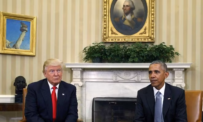 U.S. President Barack Obama (R) meets with President-elect Donald Trump to discuss transition plans in the White House Oval Office in Washington, U.S., November 10, 2016. (Photo: Reuters)