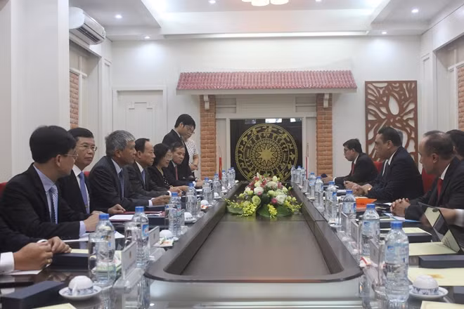 At the meeting