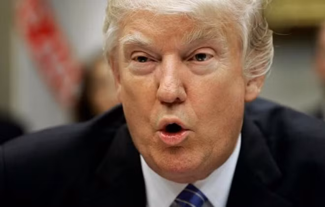 U.S. President Donald Trump speaks during a listening session with the Retail Industry Leaders Association and member company CEOs in the Rosevelt Room of the White House in Washington, U.S., February 15, 2017. REUTERS/Joshua Roberts