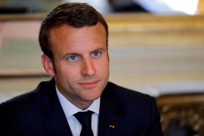FILE PHOTO: French President Emmanuel Macron attends a meeting at the Elysee Palace in Paris, France, May 23, 2017. REUTERS/Philippe Wojazer/File Photo 1/5leftright 2/5leftright 3/5leftright 4/5leftright 5/5leftright 1/5
