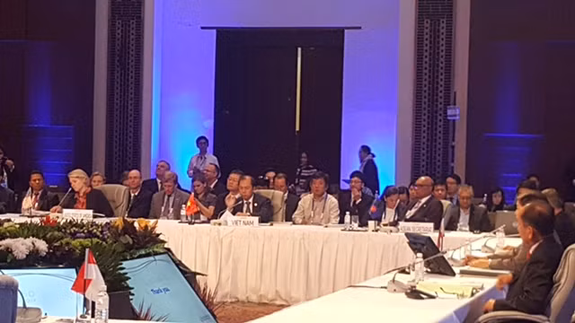 Vietnam’s Deputy Minister of Foreign Affairs Nguyen Quoc Dung, Head of the SOM ARF of Vietnam leads a Vietnamese delegation to attend the meetings.