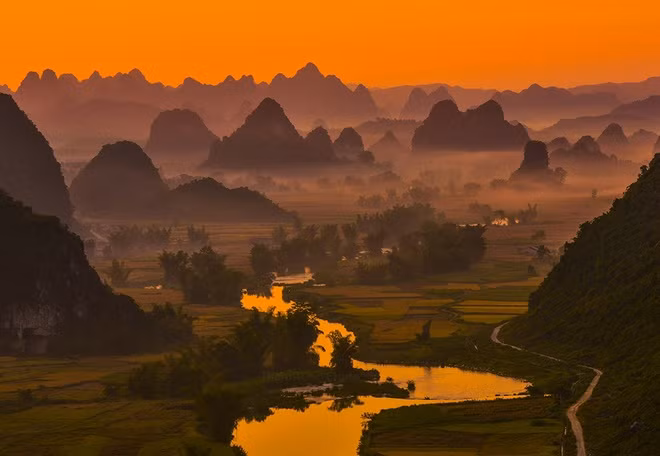 Beautiful sunrise.