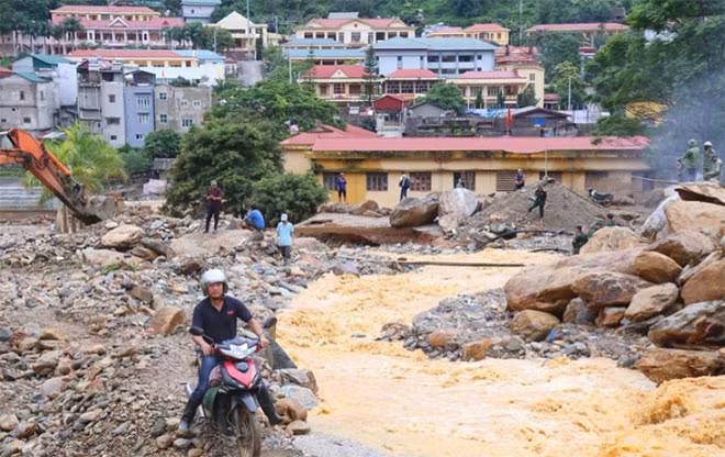 Many routes were destroyed. The district so far has mobilized all forces and means to assist the people in overcoming consequences. All important routes are also being repaired as most local roads are now safe for small vehicles such as motorbikes.