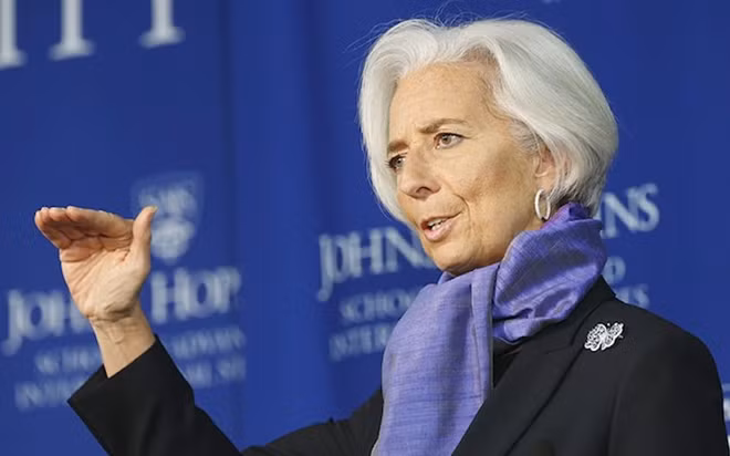 International Monetary Fund (IMF) President Christine Lagarde