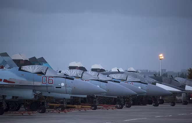 Hmeymim air base in Syria.