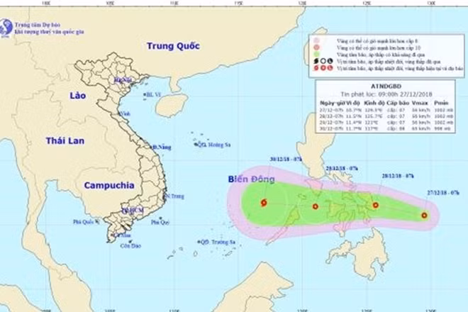 Tropical depression likely to strengthen into typhoon ảnh 1