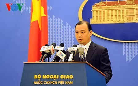 Foreign Ministry spokesman Le Hai Binh. Foreign Ministry spokesman Le Hai Binh.