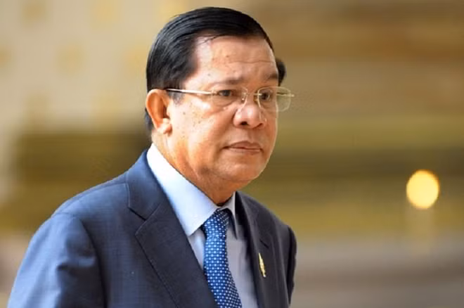 Cambodian Prime Minister Samdech Akka Moha Sena Padei Techo Hun Sen.