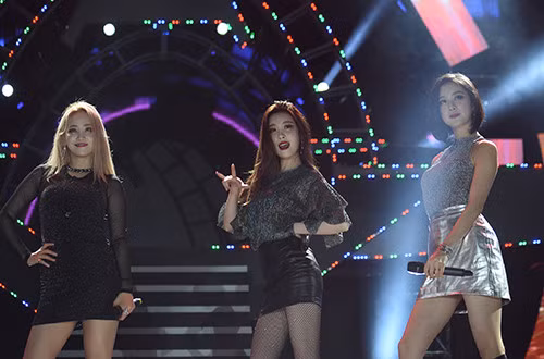 Korean famous girl group Wonder Girls