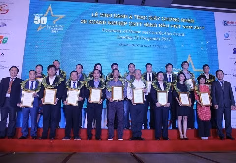 The outstanding IT companies honoured in last year's programme. The outstanding IT companies honoured in last year's programme.