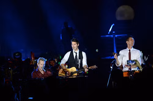 The whole band