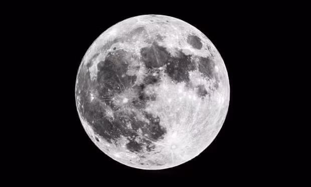 Debris from the crash 4.4bn years ago is thought to have later coalesced into the moon. Photograph: Danny Lawson/PA