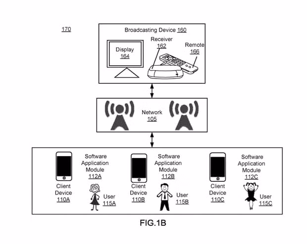 A diagram in the patent application. Photograph: US Patent Office