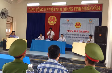 Phu Yen Provincial Police Youth Union holding an assumed trial