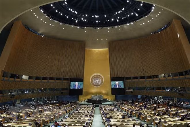 An overview of a session at 73rd UN General Assembly (Source: VNA)