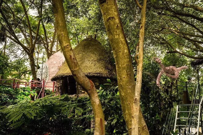 Visitors will feel like in a fairy forest with small houses on trees. Visitors will feel like in a fairy forest with small houses on trees.
