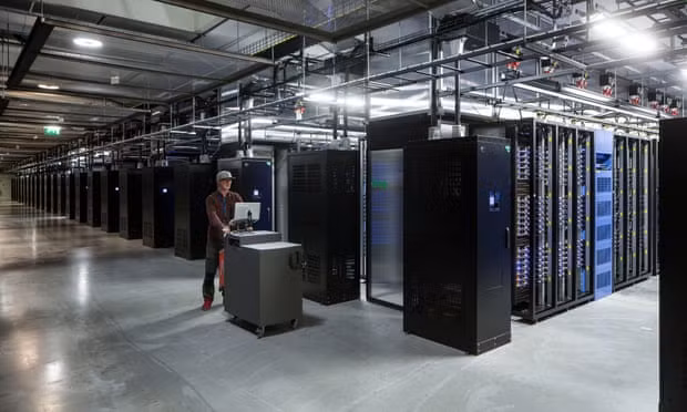 Facebook’s data centre in Sweden. Passwords were kept on the company’s servers in an insecure way. Photograph: David Levene/The Guardian
