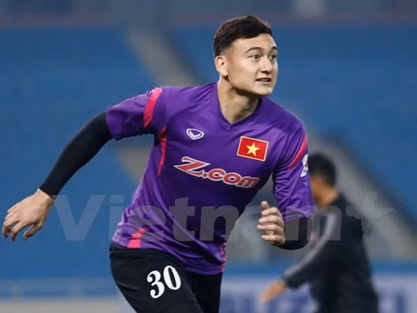Goalkeeper Dang Van Lam is viewed one of the most prominent players of Vietnam at the AFF Suzuki Cup 2018 (Photo: VNA)