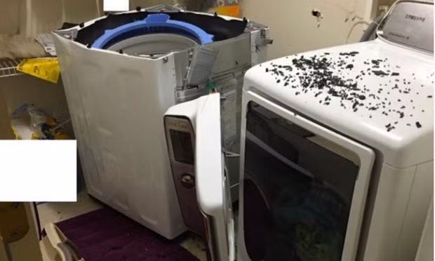 ‘Our priority is to minimize any safety risk and address the conditions that lead to the rare instance when the top of the washer unexpectedly separates from the unit,’ the company said in a statement. Photograph: District court for the district of New Jersey ‘Our priority is to minimize any safety risk and address the conditions that lead to the rare instance when the top of the washer unexpectedly separates from the unit,’ the company said in a statement. Photograph: District court for the district of New Jersey
