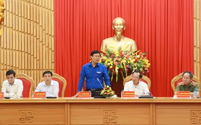 First Secretary of the Ho Chi Minh Communist Youth Union Le Quoc Phong