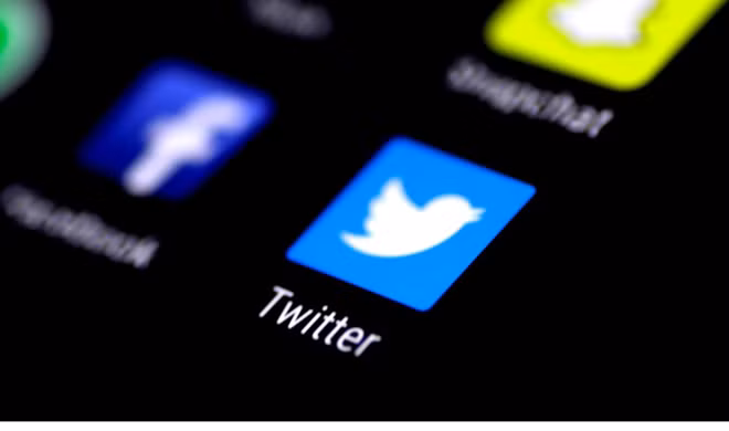 The Twitter application is seen on a phone screen August 3, 2017. REUTERS/Thomas White