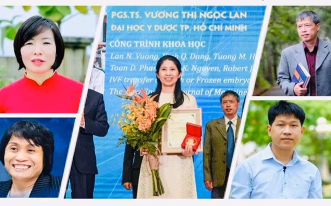 Five Vietnamese honored in the list of 100 Asian scientists for their outstanding achievements in research. Photo: Hung Nam