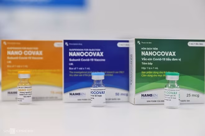 Nano Covax vaccines. Photo: Quynh Tran.