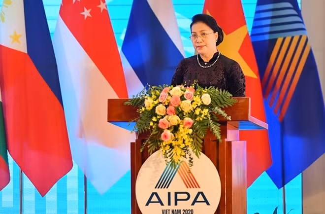 Vietnamese National Assembly Chairwoman Nguyen Thi Kim Ngan.