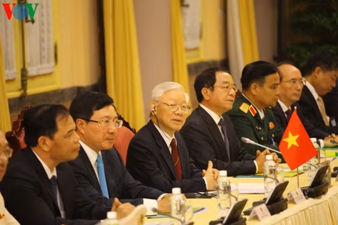 The top Vietnamese leader highly appreciates the relationship and cooperation between Vietnam and Brunei, saying both nations boast huge potential for further development.