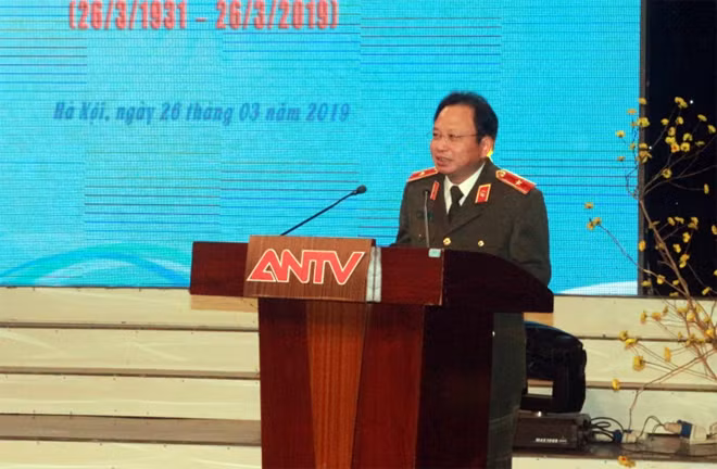 Major General Mai Van Ha speaking at the event. Major General Mai Van Ha speaking at the event.