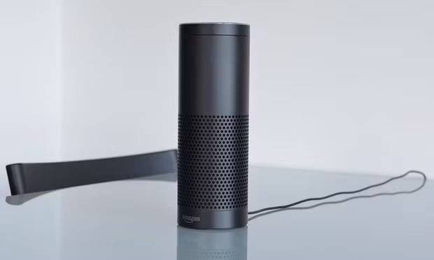 In February Amazon responded to the request by arguing that both its users’ requests to Alexa and its own responses were covered by American first amendment rights. Photograph: Samuel Gibbs for the Guardian In February Amazon responded to the request by arguing that both its users’ requests to Alexa and its own responses were covered by American first amendment rights. Photograph: Samuel Gibbs for the Guardian