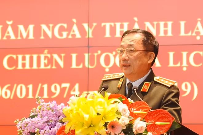 Deputy Minister Nguyen Van Thanh speaks at the event.