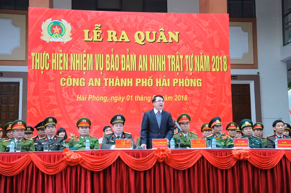 At the launching ceremony