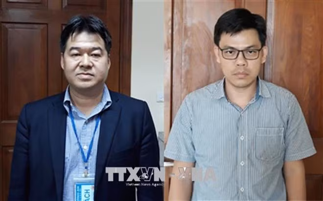 Former Chairman of BSR’s Council of Members Nguyen Hoai Giang (L), former Chief Accountant of BSR Pham Xuan Quang (R), and two others will stand trial on January 21 (Photo: VNA)