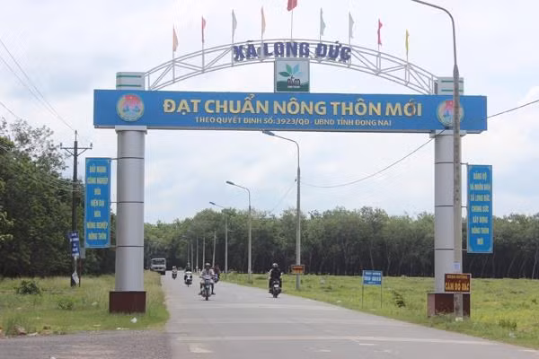 Long Duc commune in southern Dong Nai province was recognized as new-style rural area. (Source: baodongnai.com.vn)