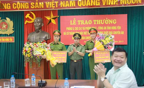 Hung Yen Provincial Police has achieved various merits in the past years