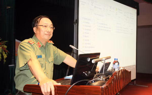 Deputy Minister Nguyen Van Thanh at the talk