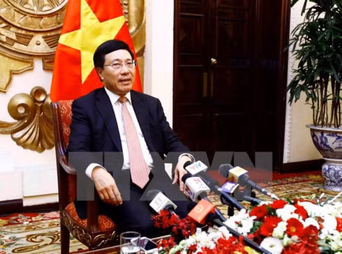 Deputy Prime Minister and Foreign Minister Pham Binh Minh.