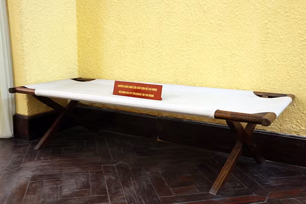 The bed of President Ho Chi Minh The bed of President Ho Chi Minh