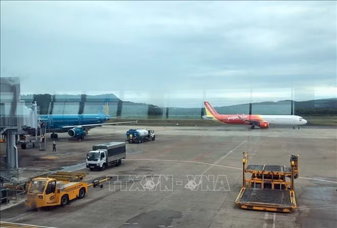 At Phu Quoc Airport (Source: VNA)