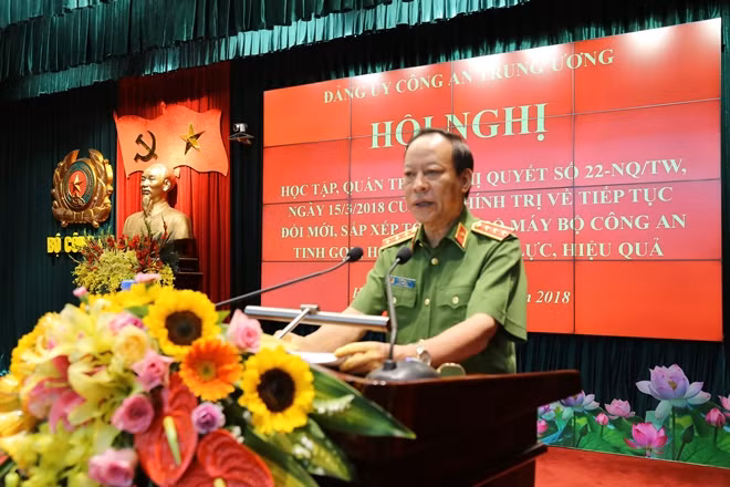 Deputy Minister Le Quy Vuong at the conference
